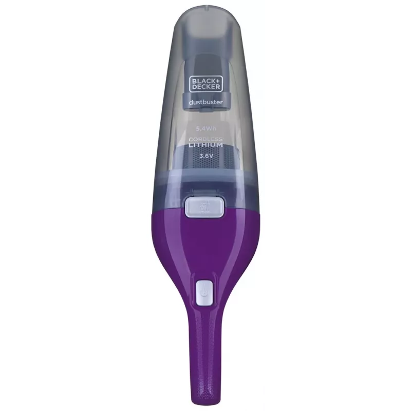 Black & Decker NVC115W handstofzuiger grijs, paars zonder zak