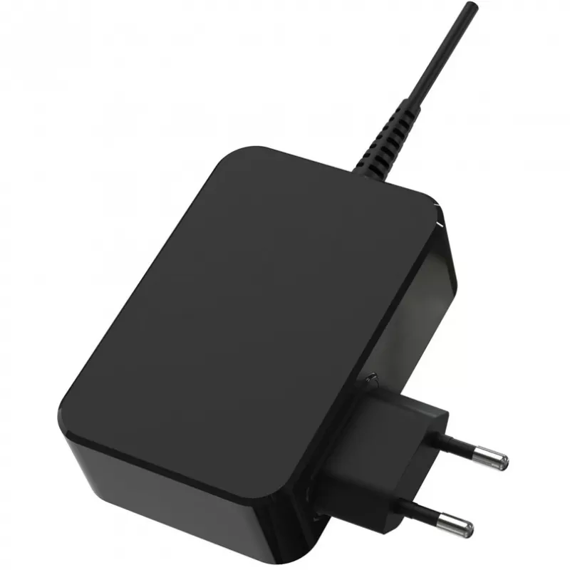 Oplader voor binnen LC-Power LC-NB-GAN-90-C laptop zwart AC 220-240V