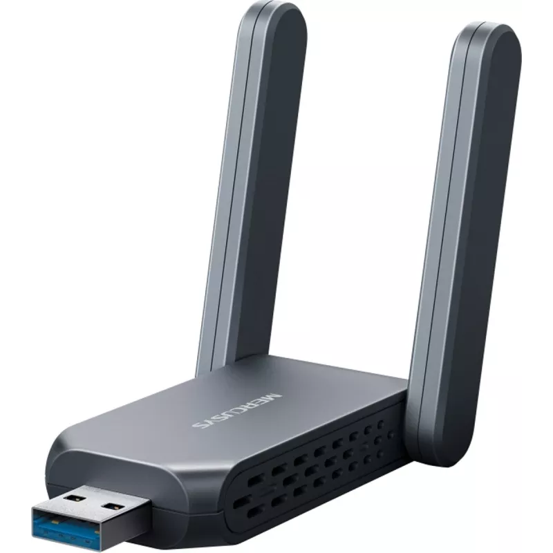 Draadloze USB-adapter MERCUSYS MA37BEH — High-Gain Wi-Fi 7 (BE6500) USB-C/USB-A-compatibiliteit