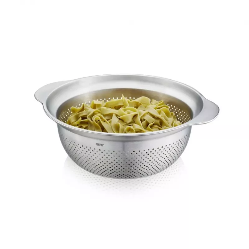 GEFU keukenzeef PREMIO G-28132, 27 cm roestvrijstalen gaas, handzeef