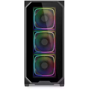 PC-behuizing Sharkoon AK5G RGB midi tower zwart
