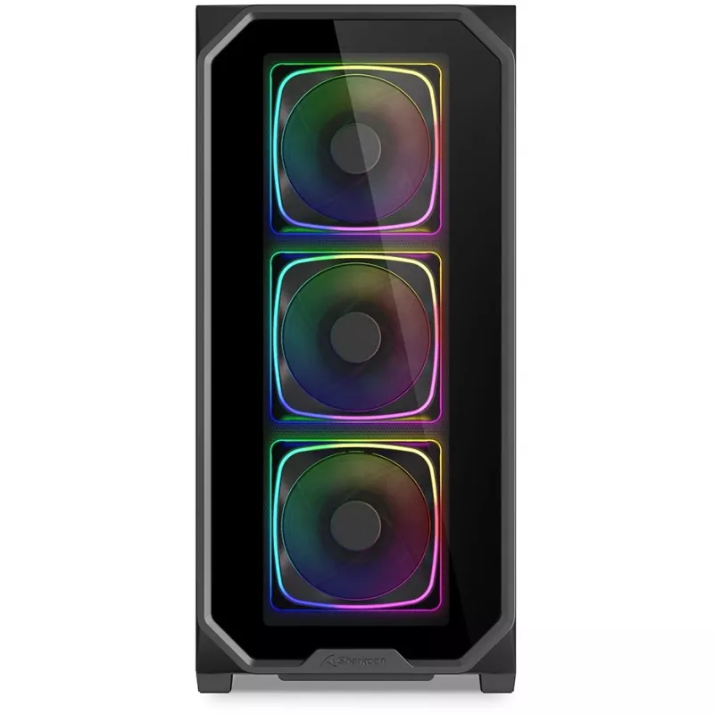 PC-behuizing Sharkoon AK5G RGB midi tower zwart