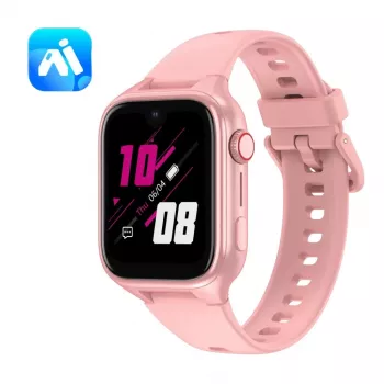 Smartwatch Stelio Junior Pro AI 4G ST-SWJ102-PK — kinder-4G-horloge, roze