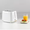 Broodrooster Taurus TO800P 2-sneetjes 800 W wit met knop- en draairegeling