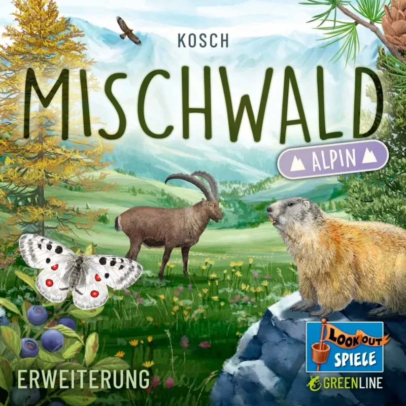 Mischwald - Alpin, kaartspel-uitbreiding