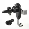 Maclean autohouder voor mobiele telefoons, universeel, voor het ventilatierooster, Gravity, max. hartafstand 90 mm, MC-324