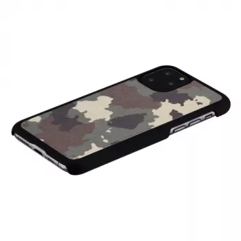 Smartphonehoesje man and wood voor iPhone 11 Pro — camouflage zwart beschermhoesje