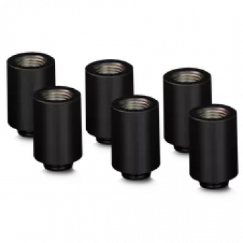 Thermal Grizzly DeltaMate Extender MF28 – waterkoelingsaansluiting, zwart, 6 stuks (TG-DM-FIT-6008)