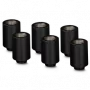 Thermal Grizzly DeltaMate Extender MF28 – waterkoelingsaansluiting, zwart, 6 stuks (TG-DM-FIT-6008)
