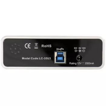 LC Power LC-35U3 - behuizing - 8,9 cm (3.5) - SATA 6Gb/s - 600MBps - USB3.0 - zwart (LC-35U3)