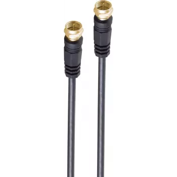 Coaxkabel ShiverPeaks BS80098-G-128CP-S 10 m F zwart