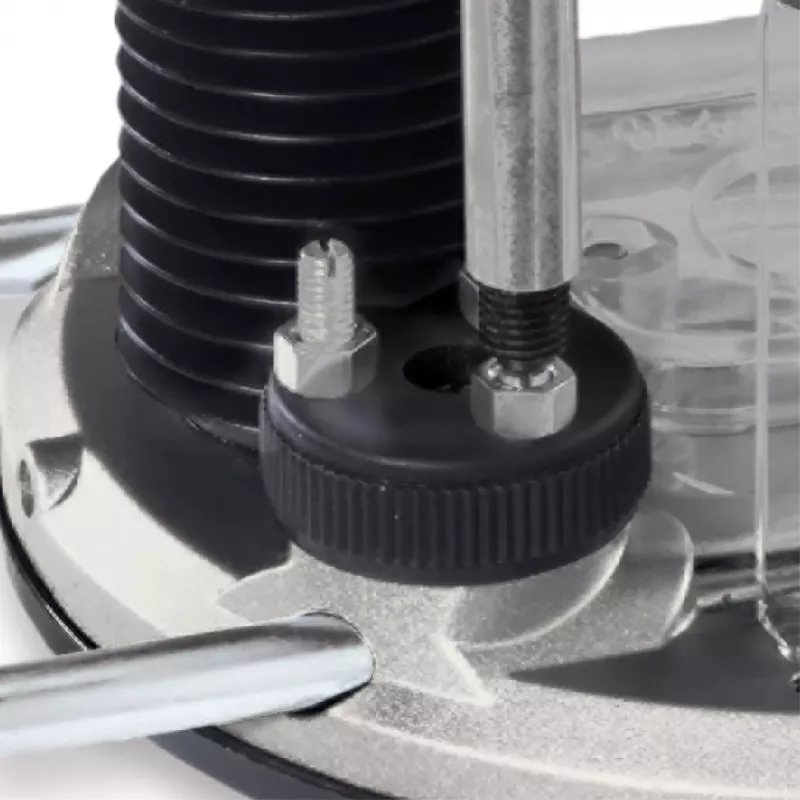 Einhell bovenfrees TE-RO 1255 E - 1200 W - Ø 6 en 8 mm - toerentalregeling - parallelgeleider - afzuigadapter - incl. accessoires
