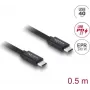 C2G USB 2.0 A haaks naar Micro-USB B haaks kabel - USB-kabel - Micro-USB Type-B (M) naar USB (M) - 2 m - 90°-stekker, haakse stekker - zwart