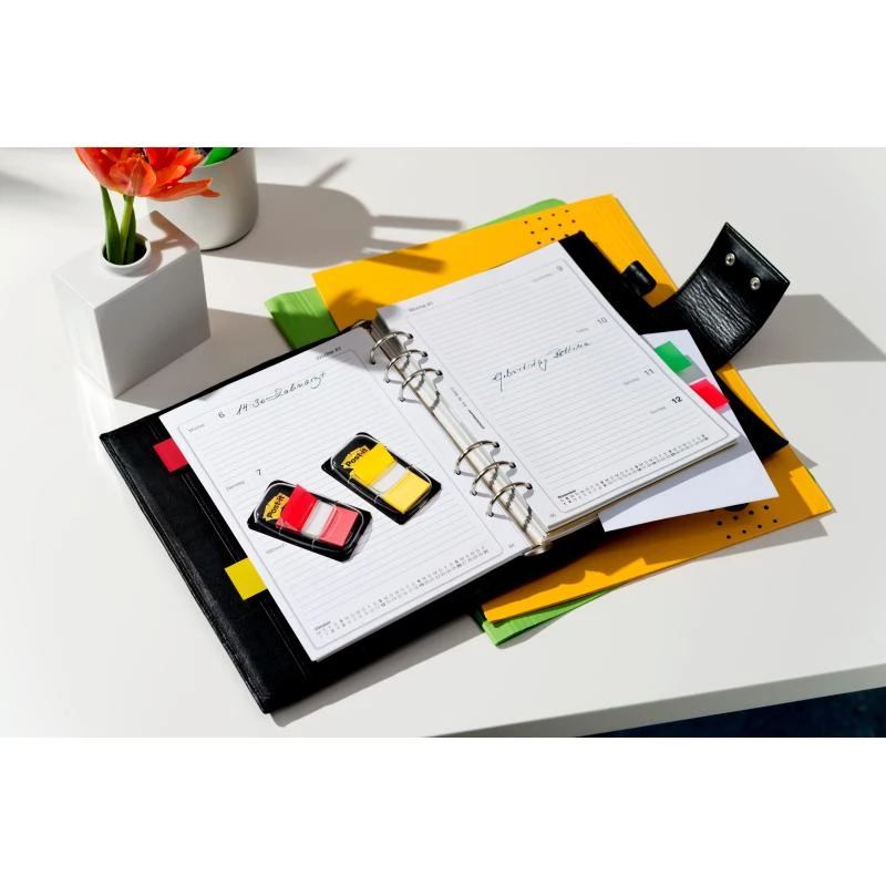 3M Post-it Index Roze, smal, 50 markeerstroken afmetingen, 25,4 x 43,2 mm, in wegwerphouder (I680-21)