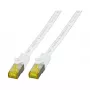 EFB-Elektronik RJ45 patchkabel Cat.6A S/FTP LSZHCat.7 ruwkabel wit 7,5m