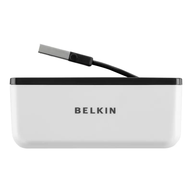 Belkin USB 2.0 4-poorts travel hub, zilver, F4U021bt