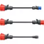 go-e adapterset Gemini flex 22 kW. Kabellengte: zwart, aansluiting1 vormfactor: recht, aansluiting2 vormfactor: recht. Maximale bedrijfsstroom (driefasig