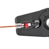 Automatische striptang PreciStrip16, striptang zwart/rood, geïntegreerde draadknipper