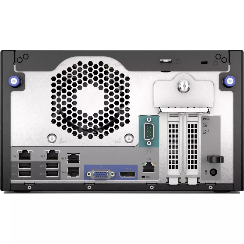 HPE ProLiant MicroServer Gen11 E-2434 4c 32GB-U 4LFF-NHP 2x4TB HDD 180W externe voeding EMEA Cmp Mod Svr