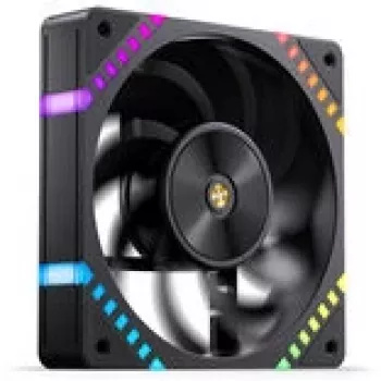 Behuizingsventilator Jonsbo HF2-120 Reverse Blade PWM ARGB 120 mm zwart, PWM-regeling, ARGB-verlichting