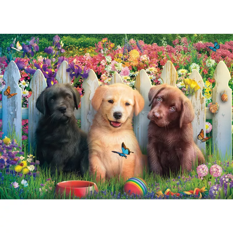 sweet puppy scene, puzzel 1000 stukjes