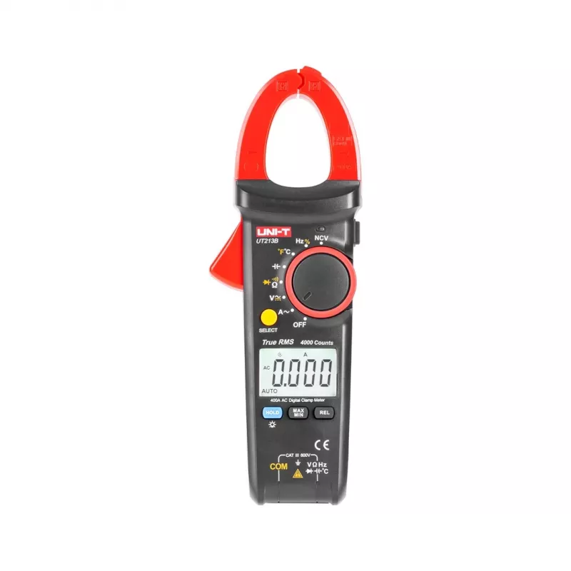 Stroomtang Unit UT213B — digitale stroomtangmultimeter, wisselstroommeting