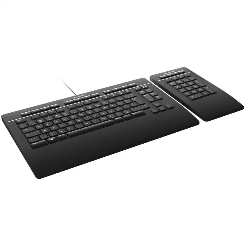3Dconnexion Keyboard Pro met Numpad - toetsenbord en nummerblok QWERTZ