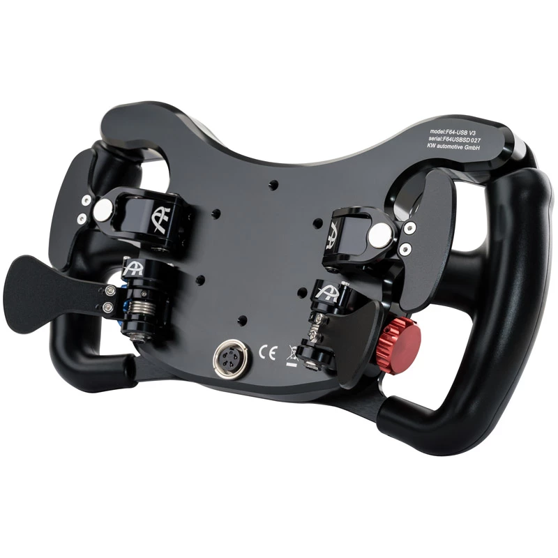 Stuur Ascher Racing F64-USB V3 — ergonomisch butterfly-ontwerp, USB-aansluiting