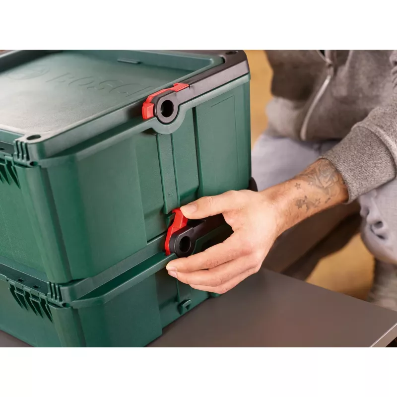 Opbergbox Bosch SystemBox 1600A01SR4 rechthoekig groen 343 x 391 x 171 mm