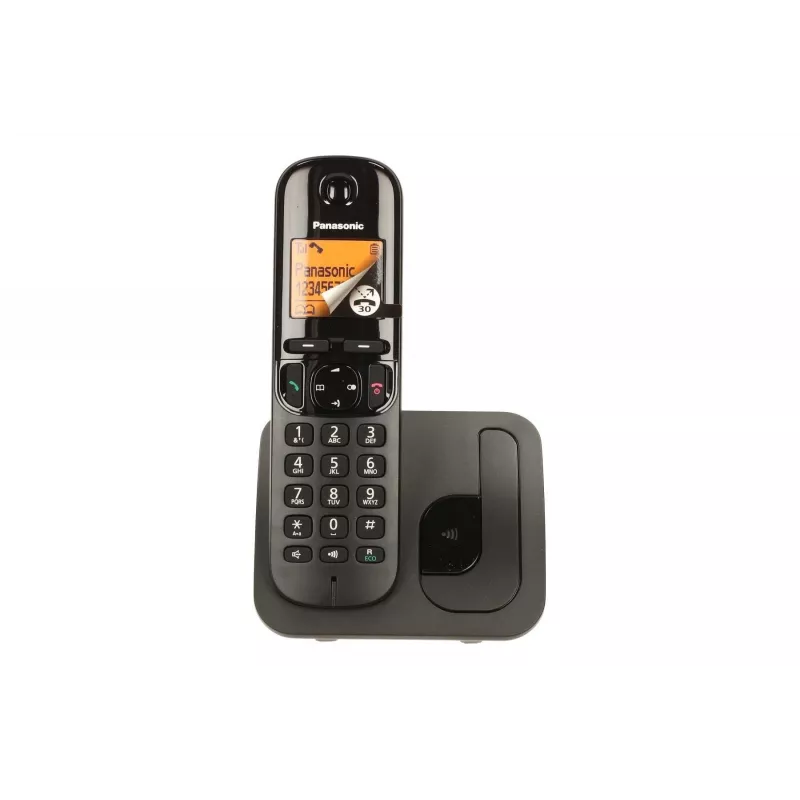Panasonic KX-TGC 210 PDB DECT-telefoon zwart met nummerweergave