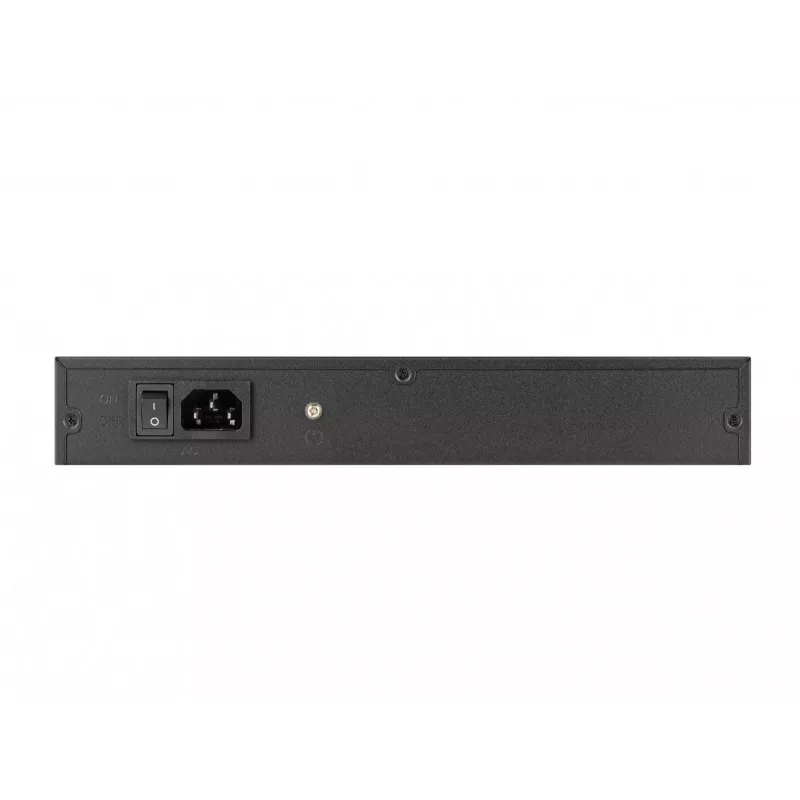 Unmanaged switch LANBERG RSGE-24 — 24× Gigabit Ethernet 1U, rack-monteerbaar, zwart