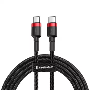 USB-C-naar-USB-C-kabel Baseus CATKLF-G91 1 m, USB-C-stekker, 0,48 Gbit/s, zwart