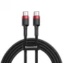 USB-C-naar-USB-C-kabel Baseus CATKLF-G91 1 m, USB-C-stekker, 0,48 Gbit/s, zwart