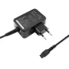 Qoltec 51025 voeding/spanningsomvormer indoor zwart
