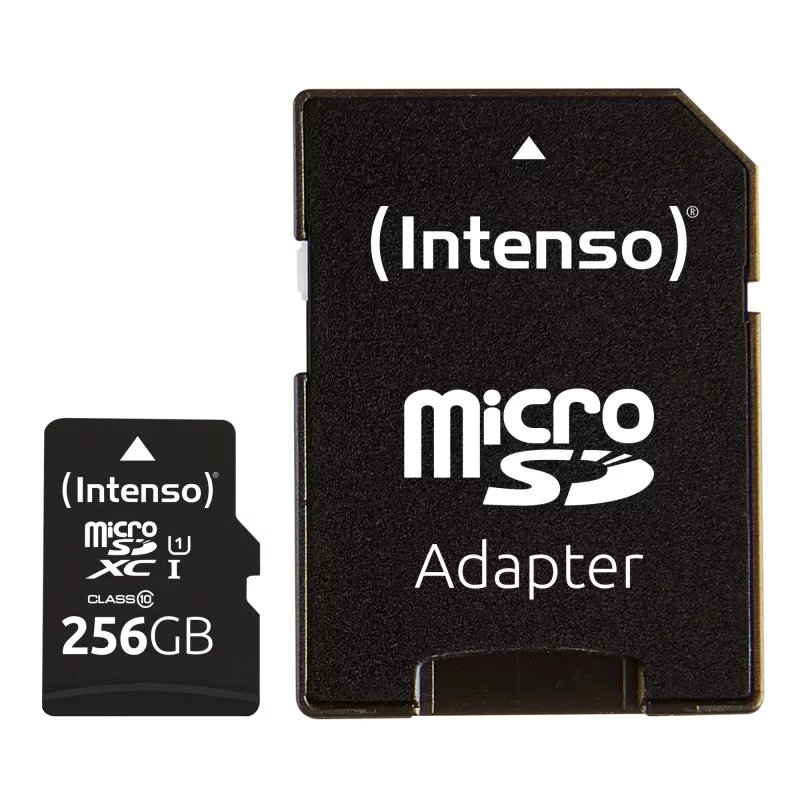 Flashgeheugen Intenso 256GB UHS-I MicroSD-kaart