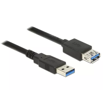 USB-kabel DeLOCK 85054 USB 3.2 Gen 1 1 m zwart