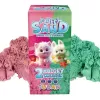 Set Fluffy Sand 2x70g roze/groen TUBAN