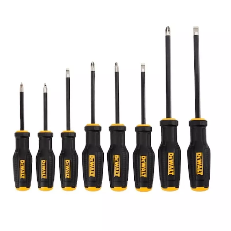 DeWALT MAXFIT DWHT65102-0 schroevendraaierset, 8 stuks, sleuf, PH, PZ