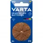 Varta 24607101416 gehoorapparaatbatterij maat 312 PR41, zink-lucht, 1,45 V, 6 stuks
