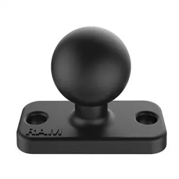 RAM Mounts RAM B maat 1 kogel- en rechthoekplaat met 1,5 inch-2-gats patroon (RAM-B-202U-12)