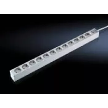Verlengsnoer Rittal 7240.310 2m 12 stopcontacten binnen grijs