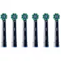 Oral-B Pro CrossAction CleanMaximizer vervangende borstelkoppen, zwart, 6 stuks