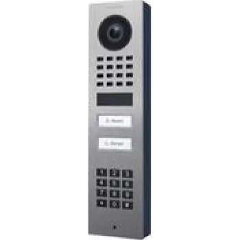 Videodeurintercom DoorBird D1102KV — roestvrij staal, 1080p, telelens, 140° horizontaal, IP65, IK08
