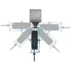 Open slanghaspel 9040OS-10, 20 meter, persluchtslang blauw, 2 meter aansluitslang