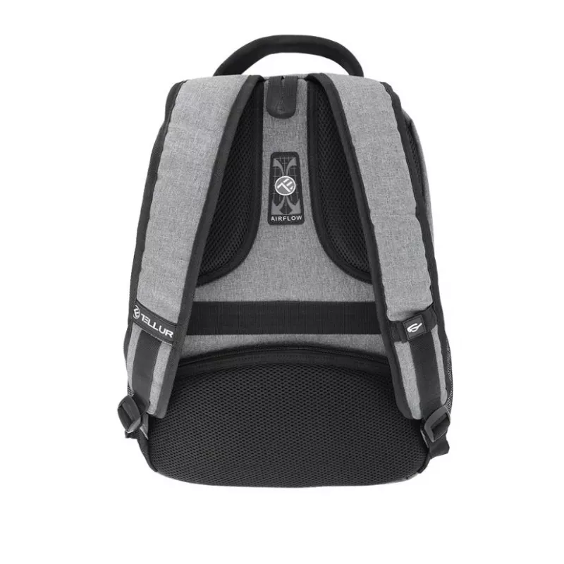 Laptoptas rugzak Tellur Companion 15,6 inch met USB-aansluiting, grijs