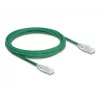 DeLOCK netwerkkabel RJ45 Cat.6A stekker naar stekker 3 m groen