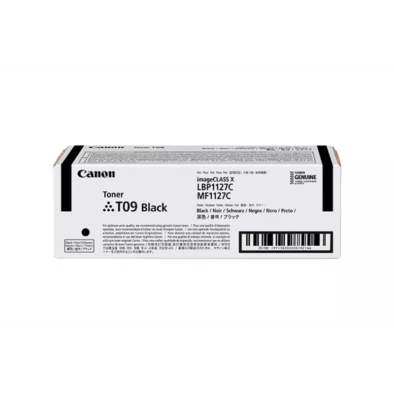 Canon TONER T09 BK-tonercartridge 1 stuk origineel zwart