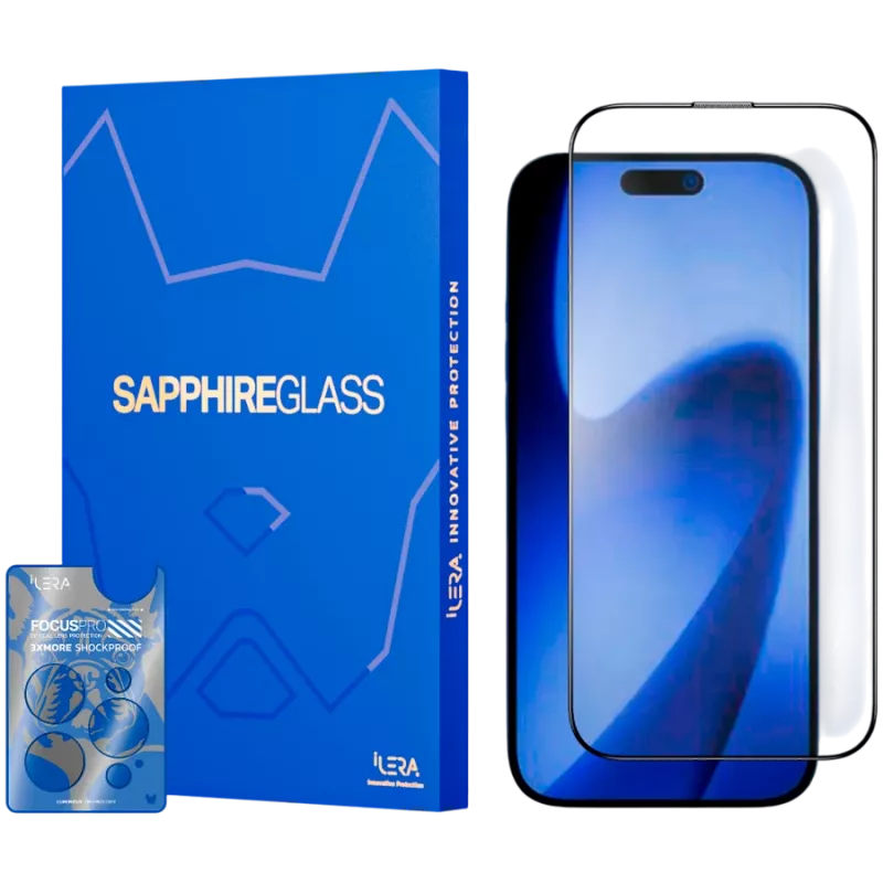 iLera Sapphire Ultra Glass 2.0 voor iPhone 17 Pro Max