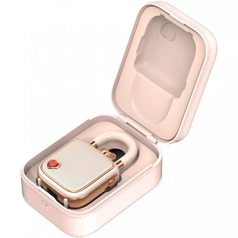 Draagbare mono-luidspreker Divoom LoveLock roze
