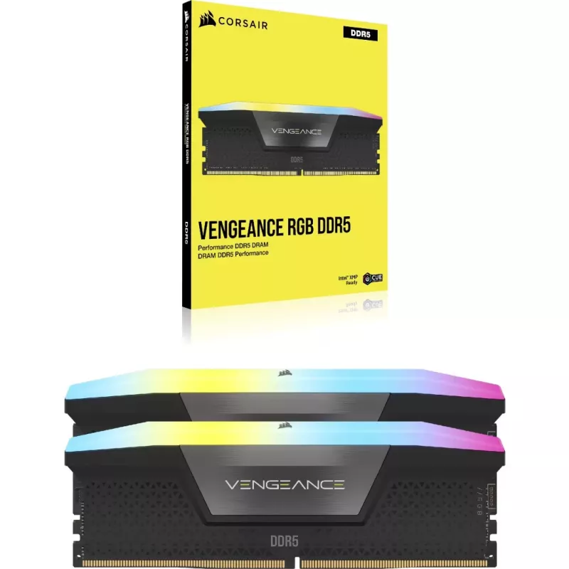 DIMM 48 GB DDR5-6400 (2x 24 GB) dual kit (zwart, CMK48GX5M2B6400C36, Vengeance, INTEL XMP)